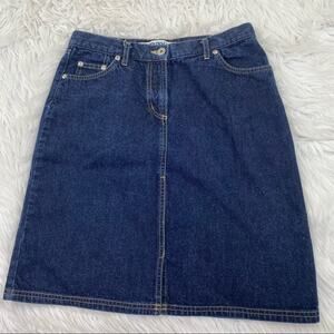 Mavi Denim Skirt Size M Blue Dark Wash Casual